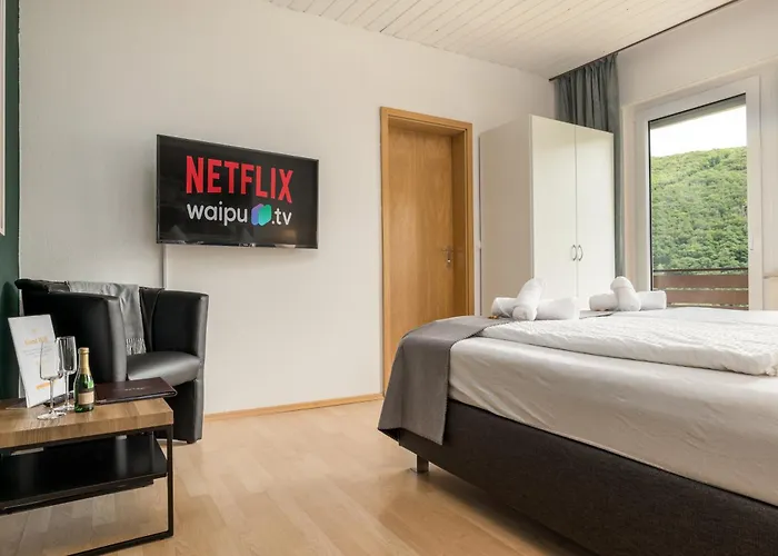 Appartement Elbling For 4 People - Billiards - 2 Bedrooms - 2 Bathrooms - Balcony With Mosel View - Parking - Wine Barrel Bar - Fully Equipped Kitchen - Netflix - Waiputv - 3 Km From Cochem *